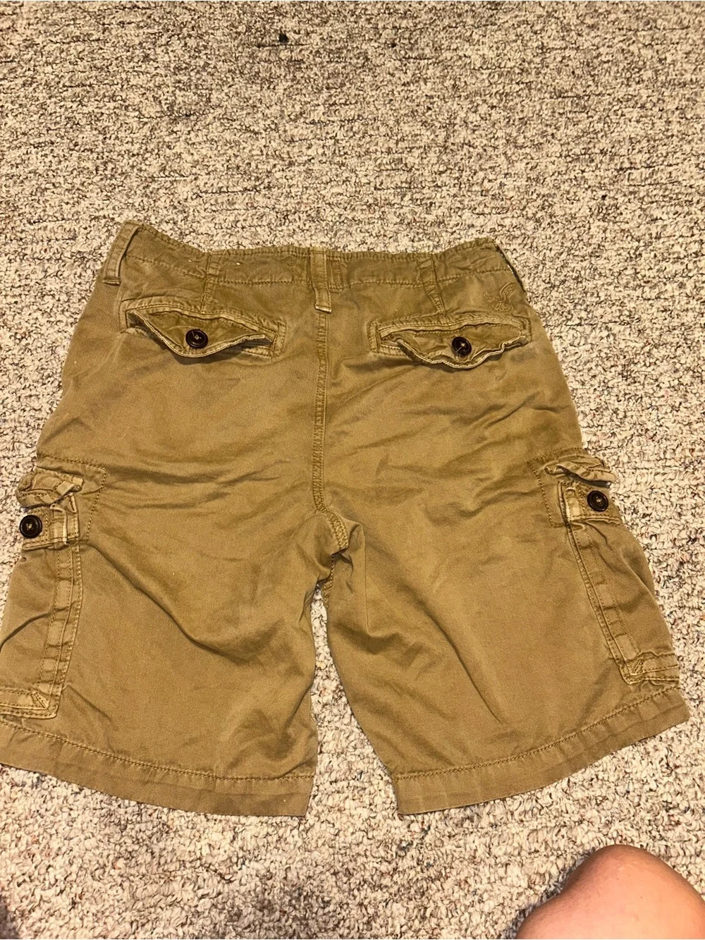 American Eagle Outfitters Men’s Cargo Shorts in Olive Green